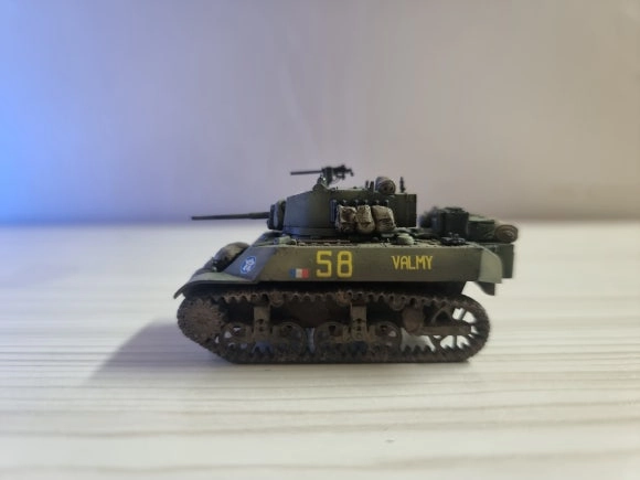 탱크59-PP0076 1/72 American M3A3 스튜어트 경전차 모델 Valmy 58 501ST 1944 이미지