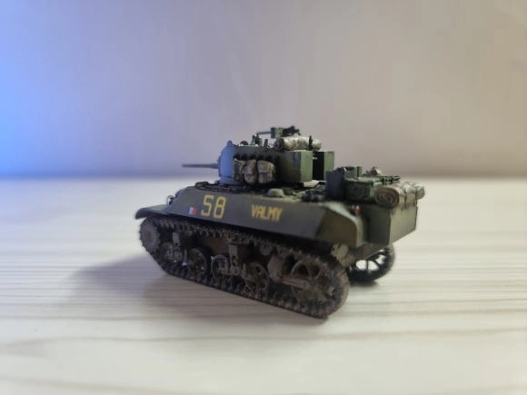 탱크59-PP0076 1/72 American M3A3 스튜어트 경전차 모델 Valmy 58 501ST 1944 이미지