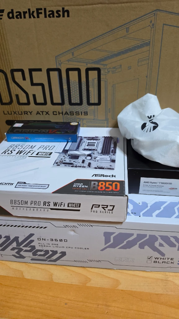 라이젠 9800x3d rtx4070ti super 컴퓨터 본체 이미지