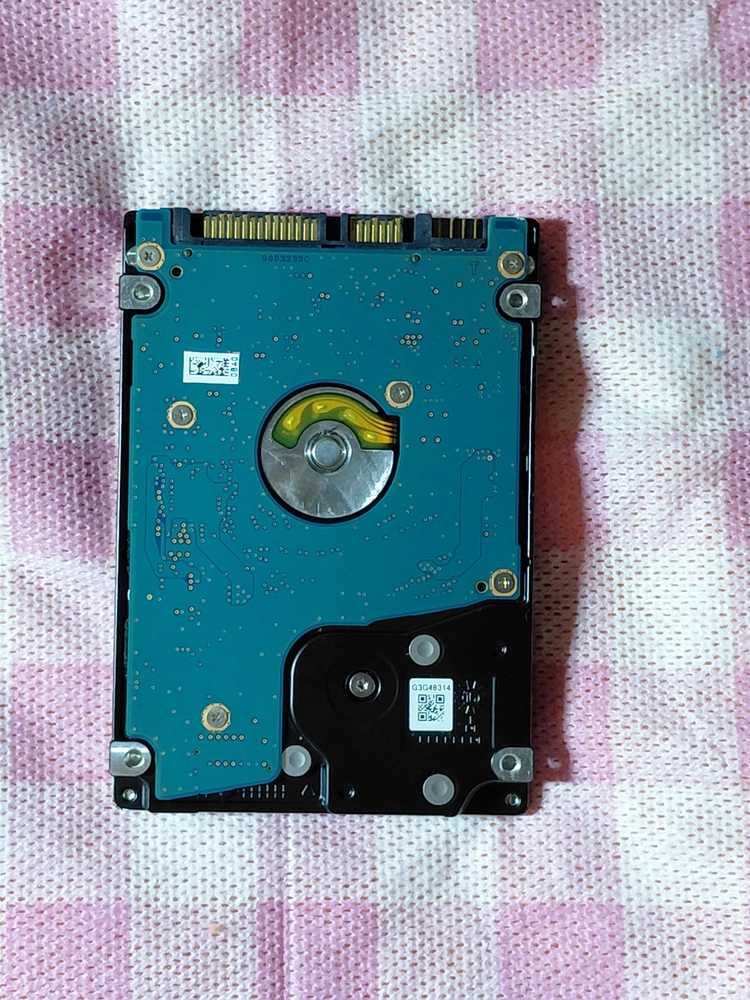 미사용급 노트북하드 도시바 HDD 1TB 2.5인치 153시간 이미지
