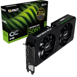 팰릿 PALIT 지포스 RTX 5060 DUAL OC D7 8GB 미개봉 새제품 팝니다. 이미지