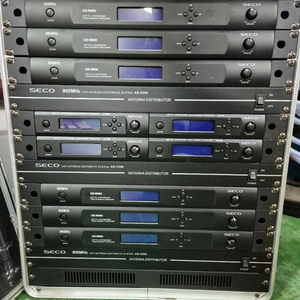 900MHz 대역 무선 마이크 수신기 및 안테나 분배기 시스템 풀세트 SECO / UX-9000 / AD-9500 이미지