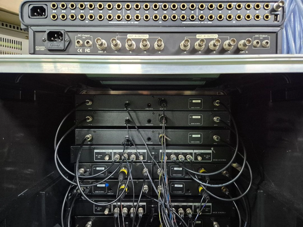 900MHz 대역 무선 마이크 수신기 및 안테나 분배기 시스템 풀세트 SECO / UX-9000 / AD-9500 이미지