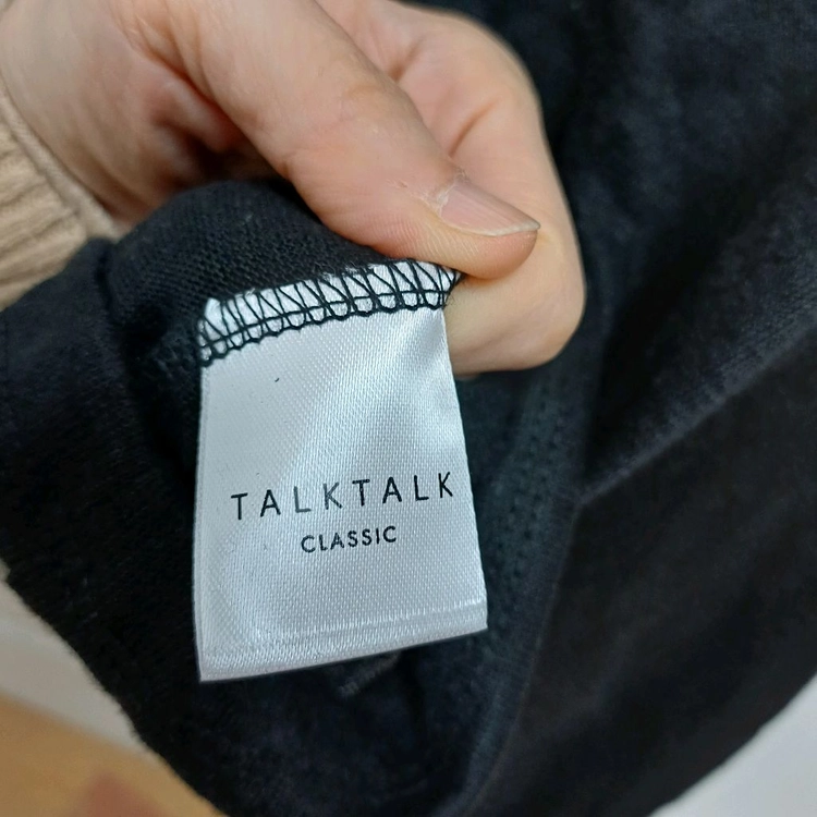 (새제품)TALK TALK 검정 기본 얇은 가디건 이미지
