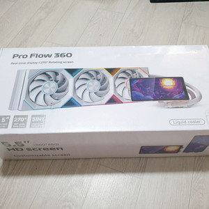 Proflow 360 5.5인치 LCD 수냉쿨러 미사용 새제품 이미지