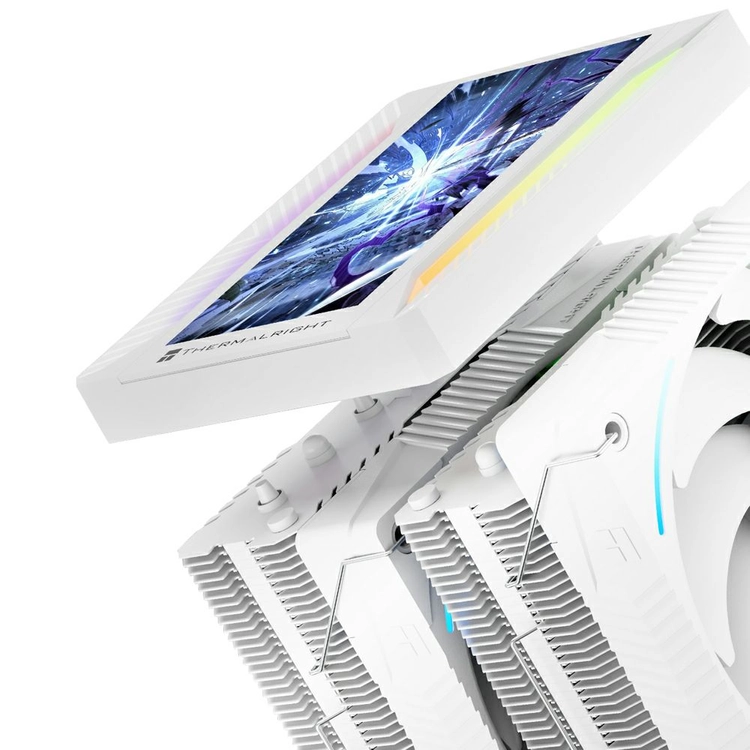써멀라이트 PA120 Vision MAX ARGB 5인치 LCD 쿨러 화이트 이미지
