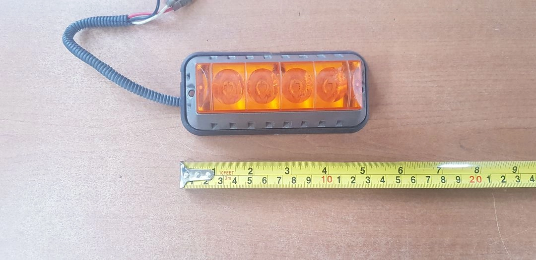 파박이 써치 LED 싸이키램프 황색 중고 12V 24V 화물차 중장비 팝니다 이미지