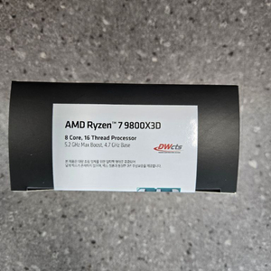 AMD라이젠 9800X3D 멀티팩 미개봉 새상품 이미지