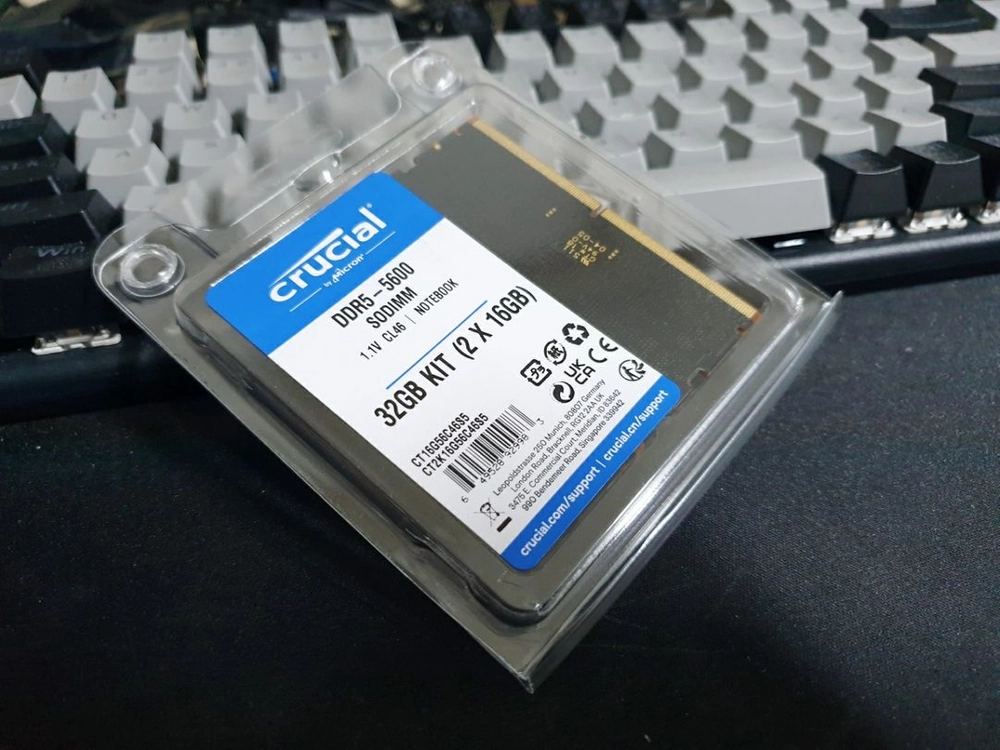 [미개봉새제품] 마이크론 DDR5 5600 32GB (16GBx2) 노트북 램 이미지