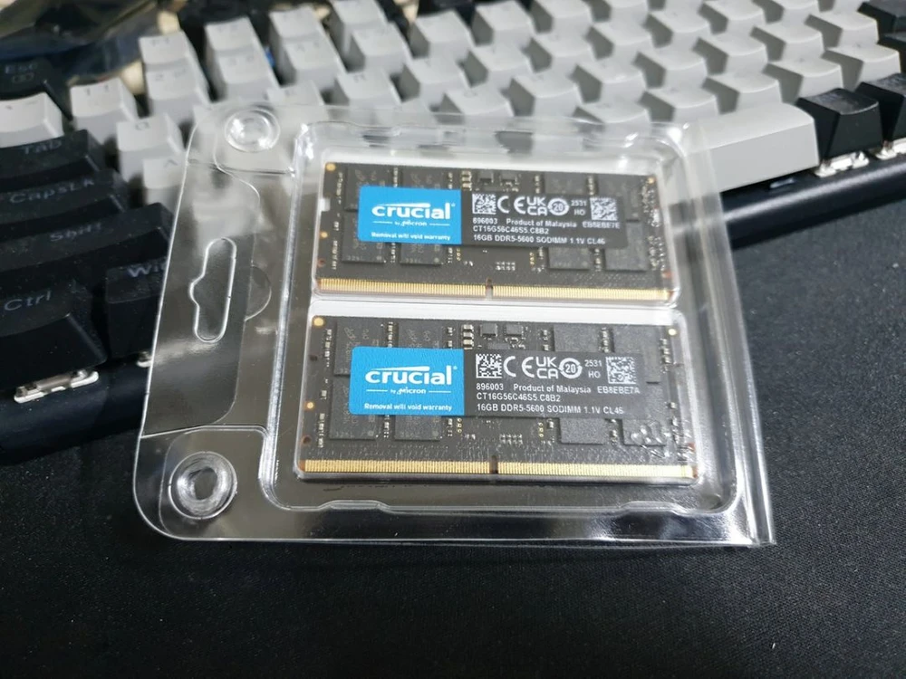 [미개봉새제품] 마이크론 DDR5 5600 32GB (16GBx2) 노트북 램 이미지