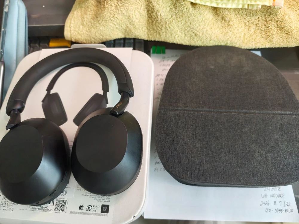 소니 헤드셋 헤드폰 wh-1000xm5 검정 (m1, mv1, xm6, xm5, xs, 모멘텀 이미지