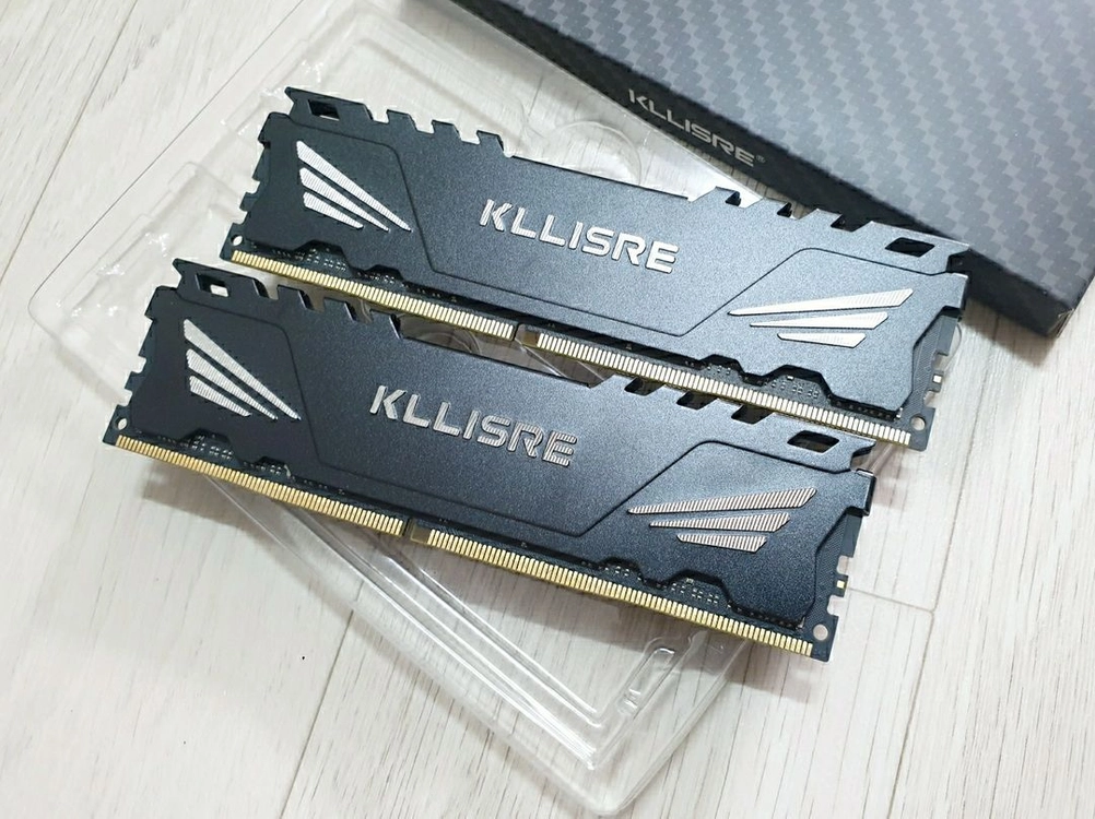 [새제품] DDR4 3200MHz 32GB (16GBx2) 방열판 장착 메모리 블랙 이미지