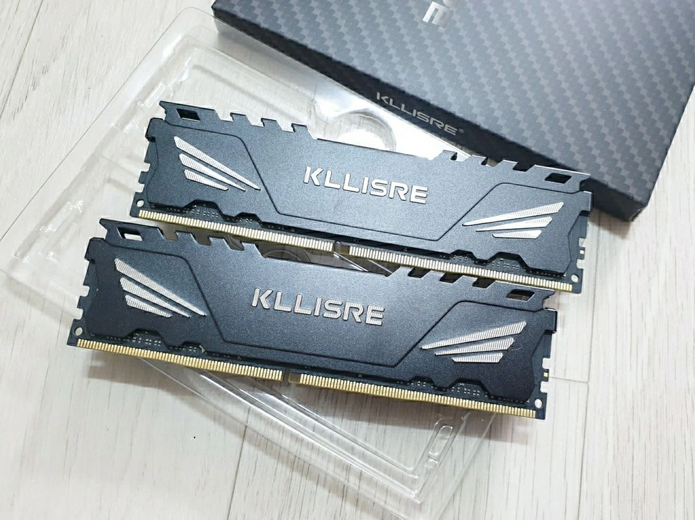 [새제품] DDR4 3200MHz 32GB (16GBx2) 방열판 장착 메모리 블랙 이미지