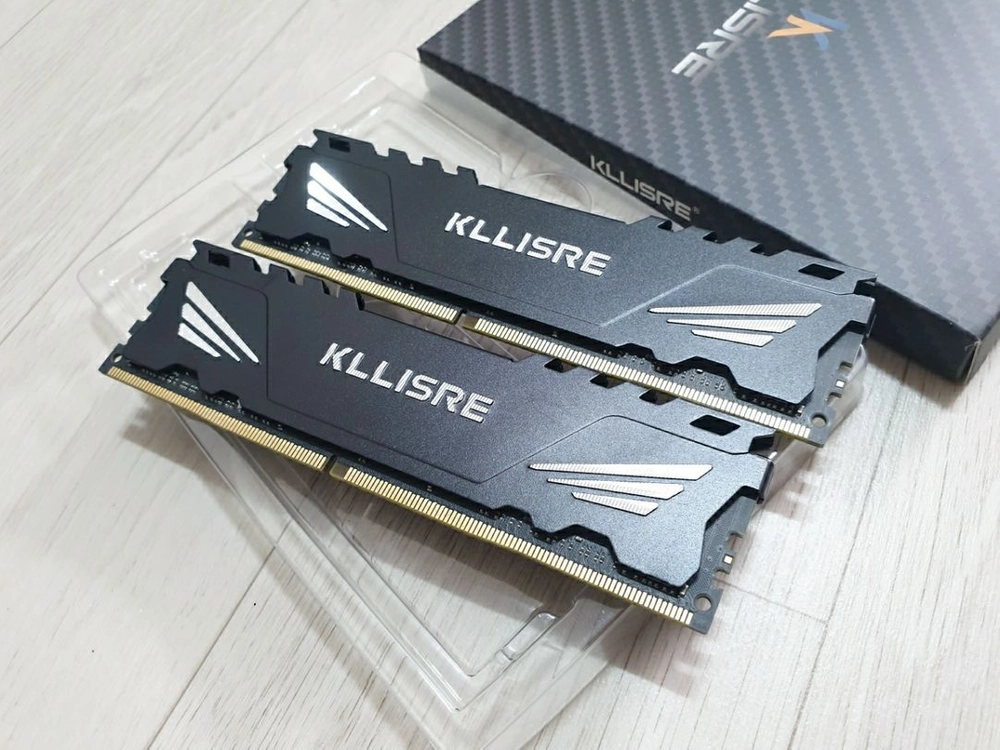 [새제품] DDR4 3200MHz 32GB (16GBx2) 방열판 장착 메모리 블랙 이미지