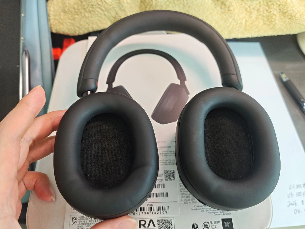 소니 헤드셋 헤드폰 wh-1000xm5 검정 (m1, mv1, xm6, xm5, xs, 모멘텀 이미지