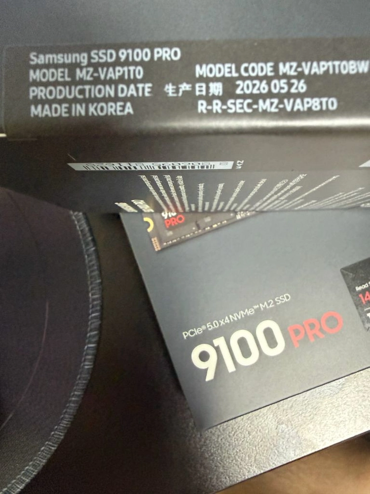 삼성전자 9100 PRO 1TB M.2 NVMe SSD GEN5 미개봉 새제품 이미지
