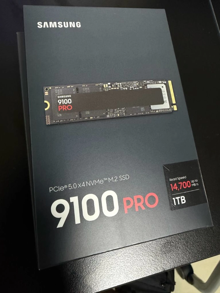 삼성전자 9100 PRO 1TB M.2 NVMe SSD GEN5 미개봉 새제품 이미지