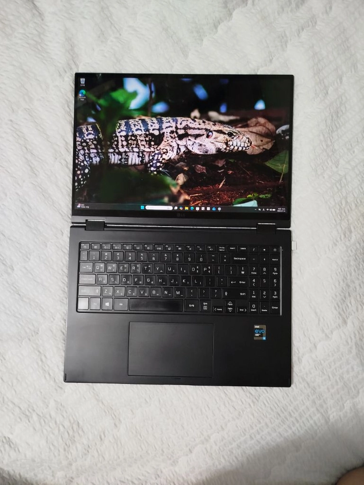 LG그램 16T90P-GR5BK 360 터치스크린 이미지