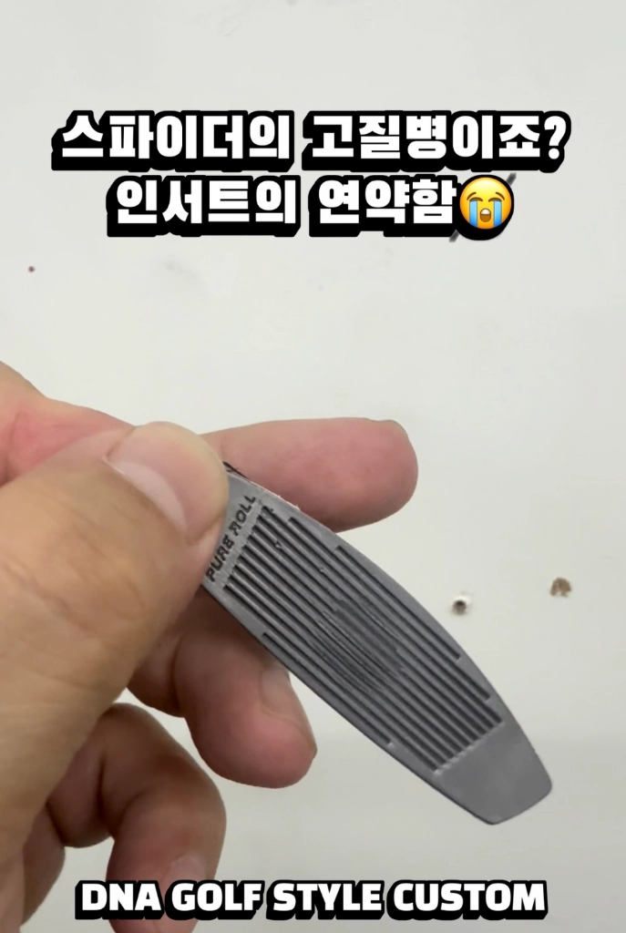 테일러메이드 스파이더 퍼터 인서트 이미지
