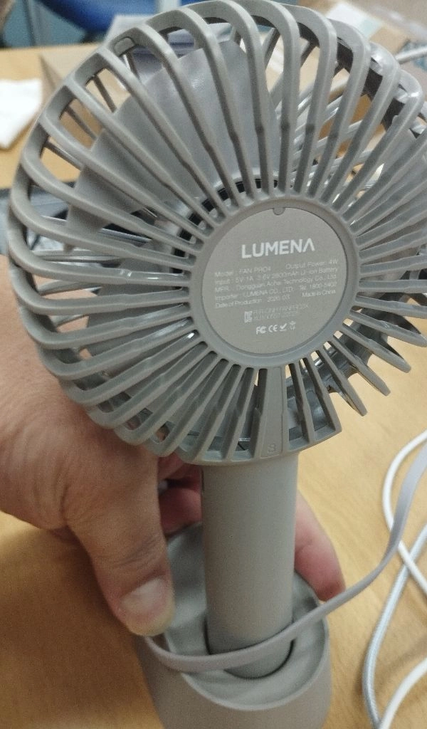 휴대용 선풍기 이미지