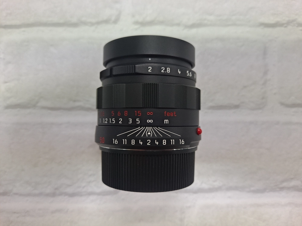 LEICA 50mm F2 ASPHAPO-SUMMICRON-M black chrome finish 이미지