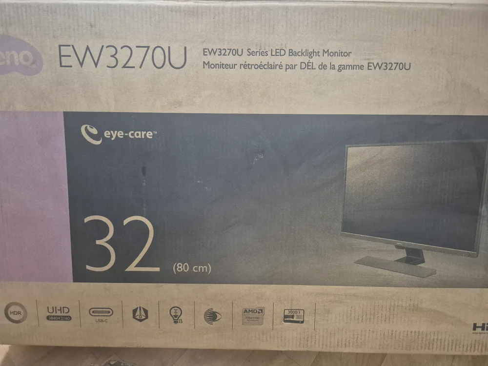 벤큐 3270U 4K UHD 32인치 모니터 - 안심되는 중고거래