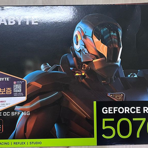 (미개봉) 기가바이트 RTX 5070 Ti 그래픽카드 이미지
