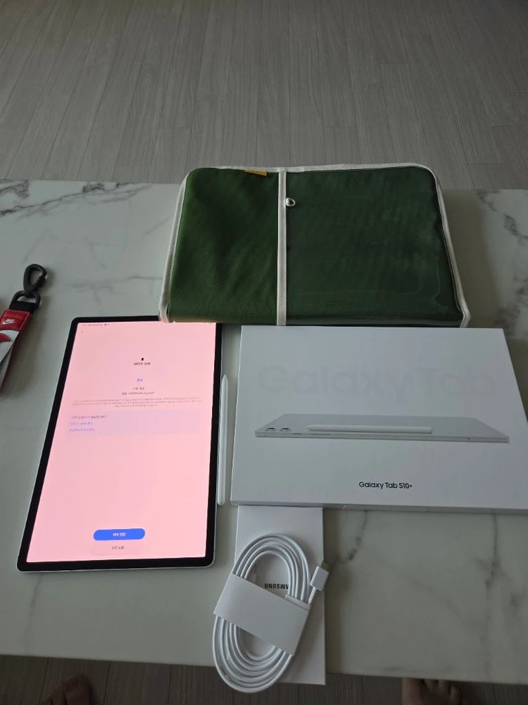 갤럭시탭s10+ 실버 256G wifi 새상품급 S급 이미지