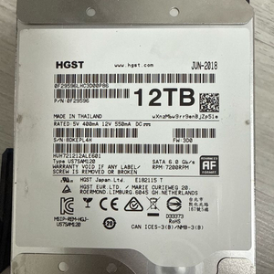 HGST 12TB NAS용 hdd 이미지