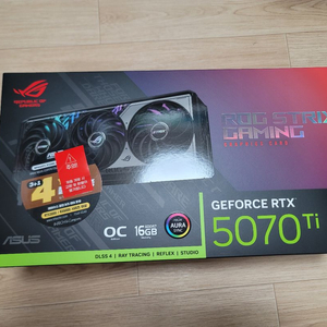 ASUS ROG STRIX RTX 5070Ti 그래픽카드 팝니다 이미지