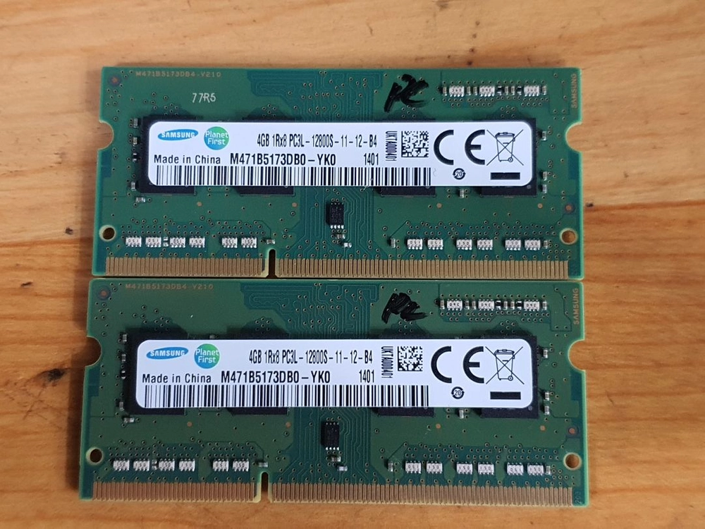 삼성 DDR3 4GB 노트북 램 2개 저전력 이미지