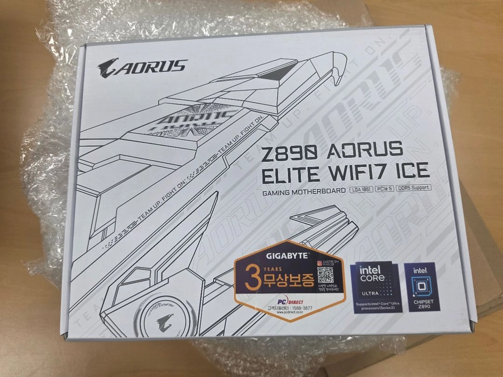 기가바이트 Z890 AORUS ELITE WIFI7 ICE 미개봉 새제품 - 안심되는 중고거래