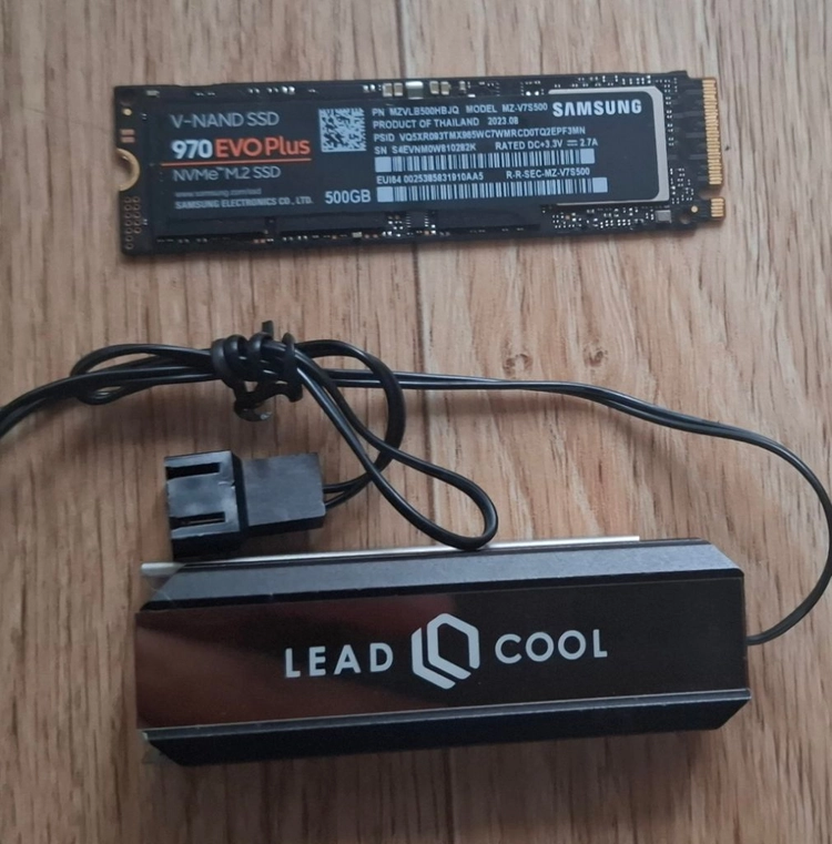 970 evo plus 500GB + 리드쿨 A_RGB 방열판 일괄 팝니다. 이미지