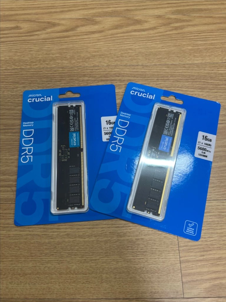 마이크론 DDR5 5600 32GB (16GBx2) 램 미개봉 새제품 이미지