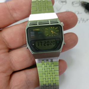 세이코 빈티지 디지털 시계입니다. 이미지