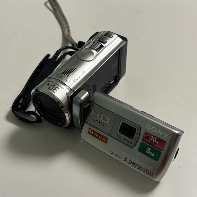 소니 sony HDR-PJ210 빈티지 캠코더 (프로젝터 내장) 이미지