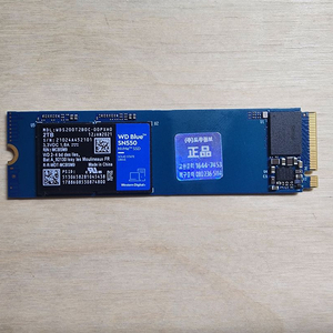 WD BLUE NVME M.2 SSD 2TB (2280) 컨디션 좋습니다. 이미지