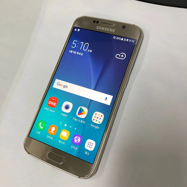 .갤럭시S6 64GB 골드 U+ A급 중고폰 기능정상 212328 이미지