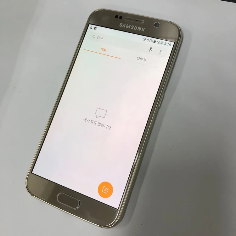 .갤럭시S6 64GB 골드 U+ A급 중고폰 기능정상 212328 이미지