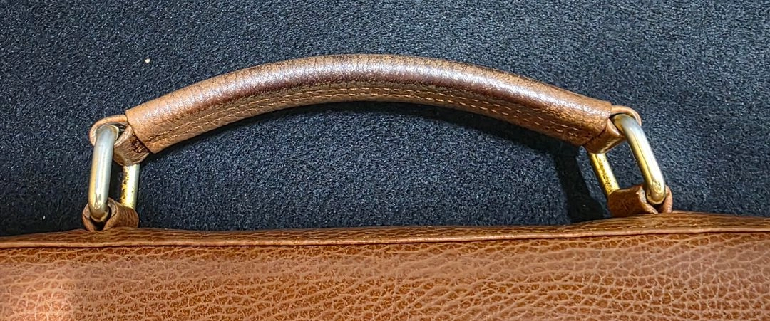 BURBERRY 빈티지 버버리 브라운 가죽 브리프케이스/서류가방 노바체크 이미지