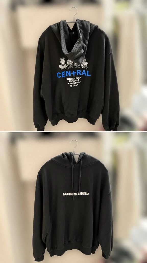 킹누 센트럴 블루프린트 컨셉 컬렉션 후드 블랙 XL 이미지