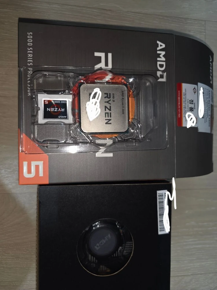 컴퓨터 부품셋(5600, ddr4 32g, b450m 보드 서비스) 판매합니다. 이미지