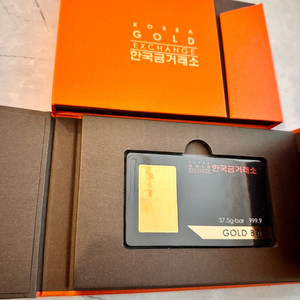 한국금거래소 골드바 10돈(37.5g) 판매합니다 이미지