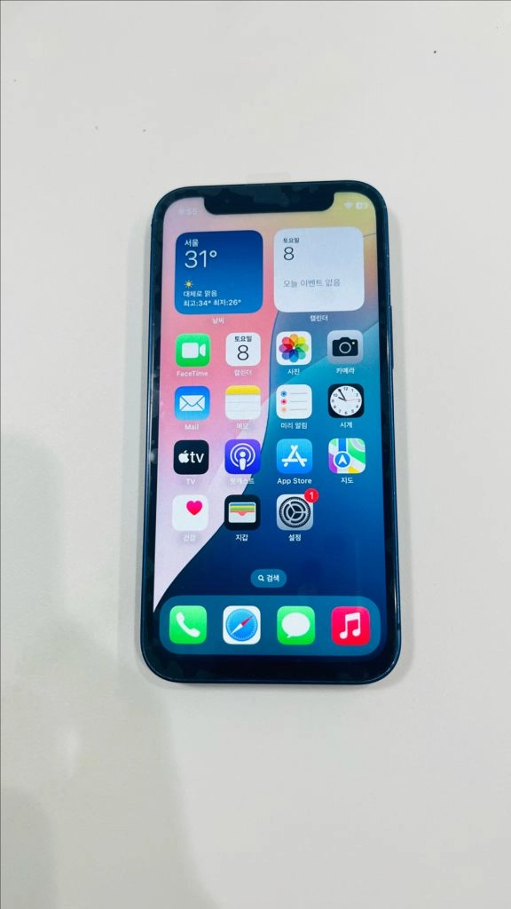 (s급)아이폰 12미니 128기가 신품액정배터리 Ios18 #400 이미지