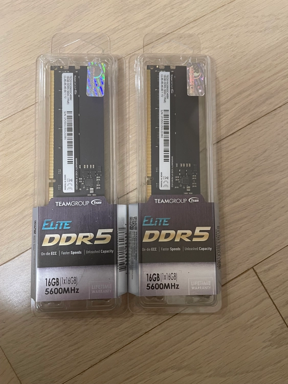 TeamGroup DDR5-5600 CL46 Elite 서린 (16GB) x2 - 안심되는 중고거래