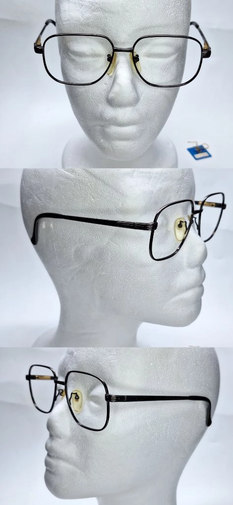 T-1221 IP.GY 스퀘어 안경테 52mm 일본 빈티지 데드스톡 미사용 클래식 레트로 패션 아메카지 올드머니 이미지