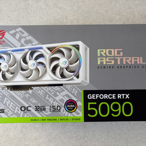 RTX 5090 아스트랄 화이트 이미지