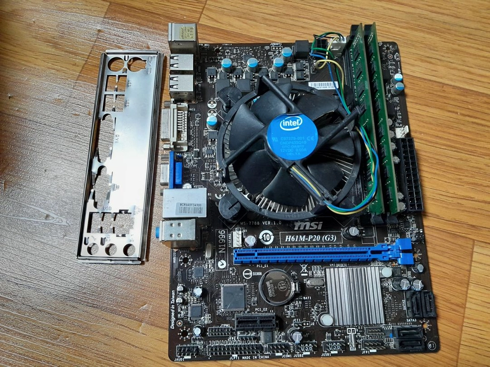 i5 2500 / msi h61m / 8g 보드셋 cpu ddr3 램 ram 메인보드 이미지