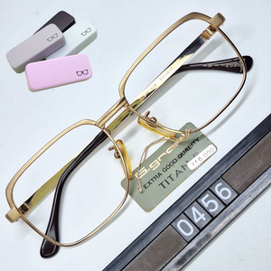 G.grant 2539 골드 스퀘어 안경테 52mm 일본 빈티지 수입 공방 사바에 레트로 클래식 패션 아이웨어 복고 이미지