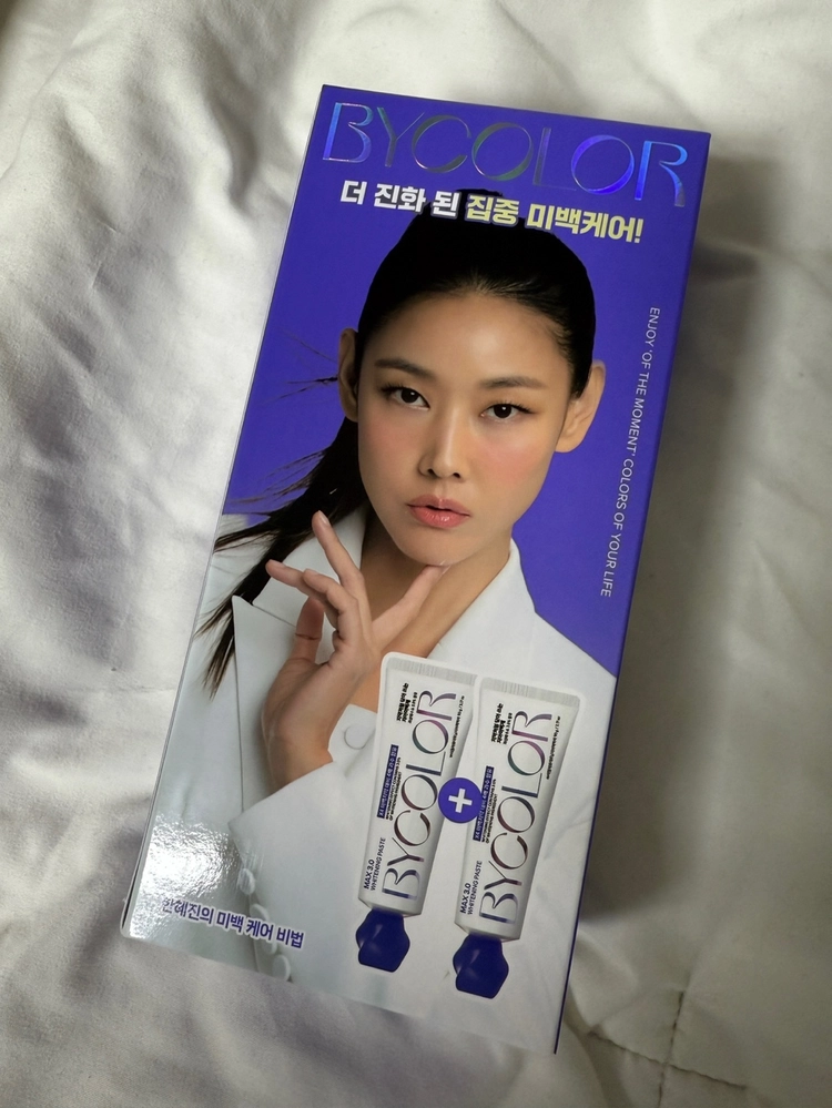 바이컬러 치약 미백키트 홈케어미백 치아미백 2박스 새상품 택포 이미지